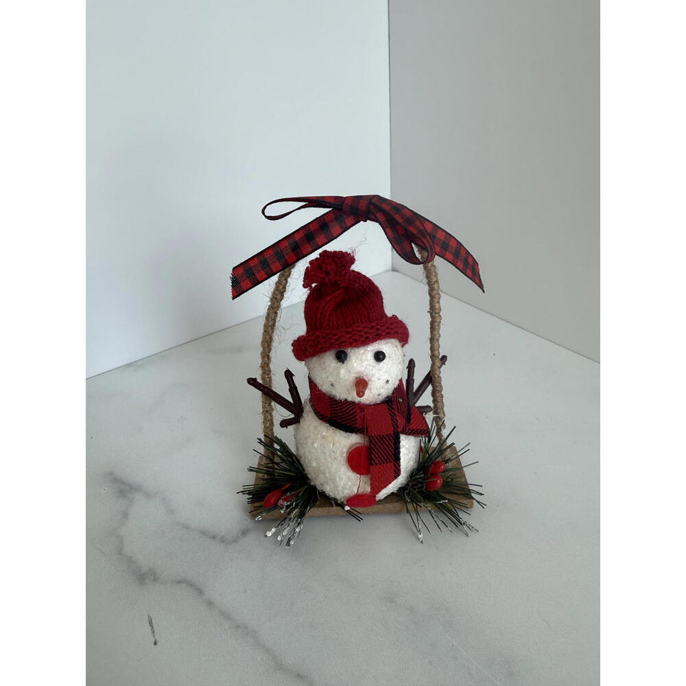 Small Adorable Handmade Snowman Decor Christmas Holiday